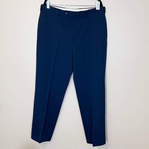 Brooks Brothers 1818 Madison Fit Wool Dress Pants - Men's Size 38*30 - Blue